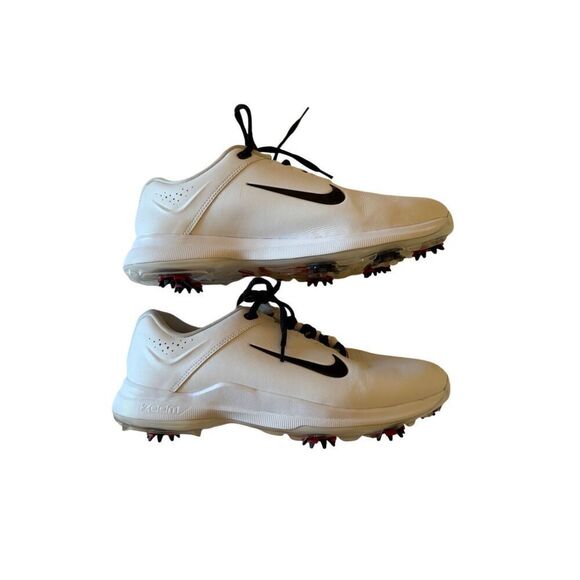 Nike Mens White Lace Up Round Toe Zoom TW Tiger Woods Golf Shoes Size 7.5 - Picture 7 of 16